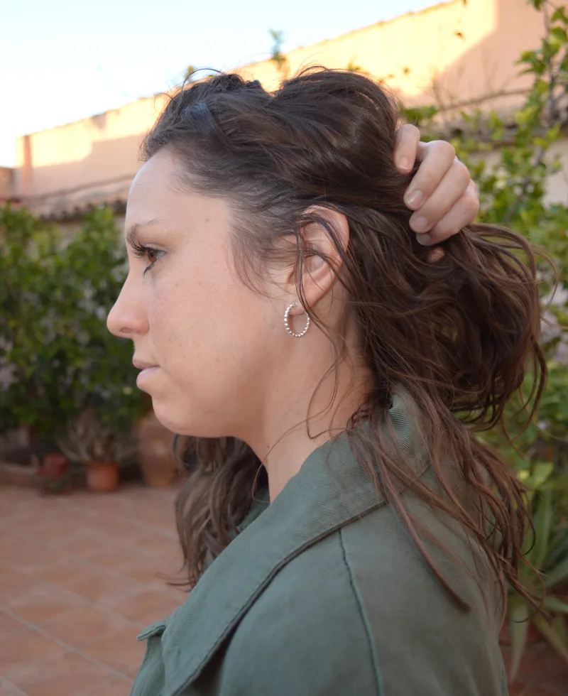 Pendientes aros Bolitas