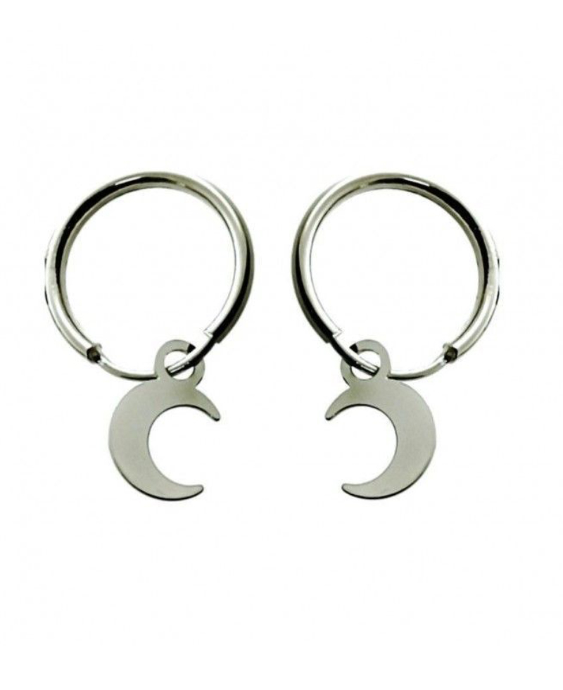 Pendientes Aros Mini luna